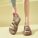 Шлепанцы женские Cardanro, хаки - фото 17