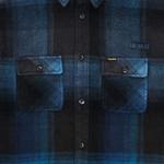 Рубашка Supreme Quilted Lined Hooded Flannel Shirt, Blue Plaid - фото 3