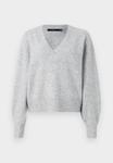 Джемпер Vero Moda VMBOOM V NECK NOOS, Light Grey/Mottled Light Grey - фото 4