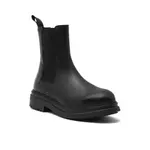 Кожаные ботильоны с подушками Marella, черный - фото