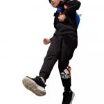 Детские трикотажные спортивные штаны Adidas, черный - фото 4