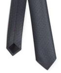 Мужской узкий галстук Hugo Boss, MED GRAY - фото 2