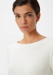 COMMA Лонгслив в белом цвете - фото 4