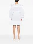 Платье мини Volume с оборками PATOU, белый - фото 4