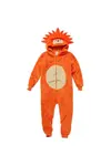 Флисовый комбинезон со львом Animal Crazy, оранжевый - фото 5