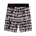 Шорты BAPE Graffiti Check Shorts, черный - фото 2