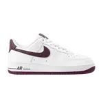 Кроссовки Nike Wmns Air Force 1 Low '07 'Bordeaux', белый - фото