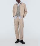 Шерстяные брюки Auralee, бежевый - фото 2