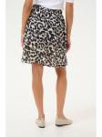 Юбка длиной до колена Kaffe, цвет black/white leopard - фото 3