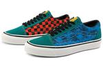 Кроссовки style 36 blue green contrasting colors 'blue green black' Vans, синий - фото 2