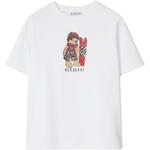 Детская футболка Burberry, белый - фото