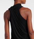 Драпированный топ из джерси Entire Studios, Soot - фото 5