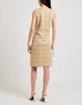 Платье миди St. John, золотой - фото 3