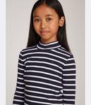 Блузка Tommy Hilfiger Slim Fit, синий / белый - фото 3