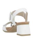 Босоножки на высоком каблуке REMONTE Strap Sandals, белый - фото 4