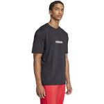 Рубашка Essentials Linear Single Jersey Adidas, черный - фото 4