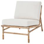 Садовое кресло с подушкой IKEA TVARÖ, Duvholmen бежевый - фото