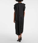 Платье миди со сборками Mm6 Maison Margiela, черный - фото 3