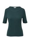 Футболка s.Oliver Basic T-shirt, Tannengrün/Teal - фото 3