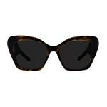 Givenchy Пластиковая оправа для солнцезащитных очков унисекс, 52A-Tortoiseshell - фото 9