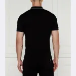 Рубашка-Поло узкого кроя Ea7, черный - фото 3