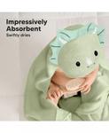 Детское полотенце с капюшоном Keababies Cuddle органическое, зеленый - фото 7