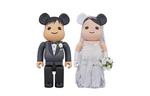 BE@RBRICK Bearbrick Greeting Marriage Plus Black/White - фото