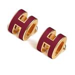 HERMES Серьги Women's Brown Purple - фото 5