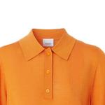 Рубашка-поло женская Burberry, оранжевый - фото 6