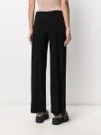 Брюки широкого кроя Norma Kamali, черный - фото 4