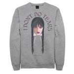 Мужской свитшот с рисунком Wednesday Don’t Do Tears Licensed Character - фото