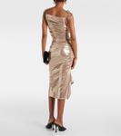 Юбка миди neroli со сборками Maticevski, желтый - фото 3