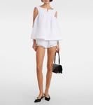 Шорты с рюшами Shushu/Tong, White - фото 2