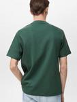 Футболка Gari Regular Fit с круглым вырезом Mango, Dark Green - фото 4