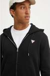 Тонкая мини-худи с молнией и нашивкой от GUESS, Black - фото 2