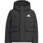 Детская пуховая куртка Adidas, черный - фото