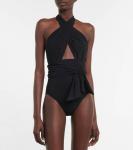 Купальник с вырезом халтер KARLA COLLETTO, черный - фото 2