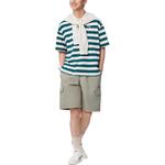 PUMA Поло Unisex Green в полоску SS25 WARDROBE ESS - фото 5