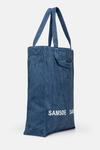 Сумка SALUCCA из хлопка Samsoe Samsoe, синий - фото 2