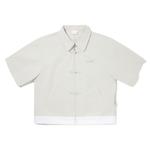 LiNing Рубашка ANB Women's Silver Fox Gray/Standard White - фото