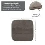 Коврик для ванной Sleepling, серо-коричневый - фото 2