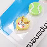 Амортизаторы для теннисной ракетки силиконовые 3 шт унисекс Cherry Blossom Dragon YONEX, Ac144Cr Shock Absorber, 3-Pack - фото 4