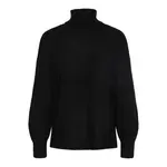 Свитер Pieces Malou high neck, черный - фото 4