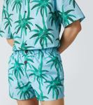 Рубашка из хлопкового поплина с джинсовым принтом Jacquemus, Print Palmtrees Star Blue - фото 6