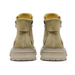 Мужские ботинки Martin коричневые/желтые YEDANI, хаки без подкладки - фото 5