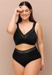 Трусы LACEY 3ER-PACK Ellos Plus collection, черный - фото