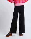 Брюки Knit Wide Leg Pants 8 By Yoox, черный - фото 4
