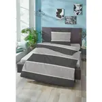 Постельное белье Biberna, (1 шт.), цвет hellgrau-dunkelgrau - фото 2