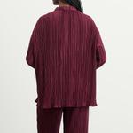 Плиссовая рубашка 4Th & Reckless, бордовый - фото 3