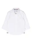 Рубашка с вышитым логотипом BOSS Kidswear, белый - фото